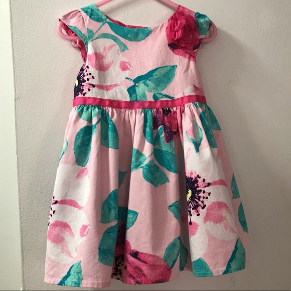 Cherokee Toddler Girls Layered Ruffle Dress Cotton Casual Various Sizes NWT